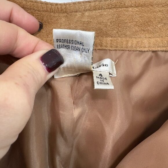 Yvonne Marie Women’s Suede Leather Pants Tan Genuine Leather Western Cowgirl - Picture 10 of 14